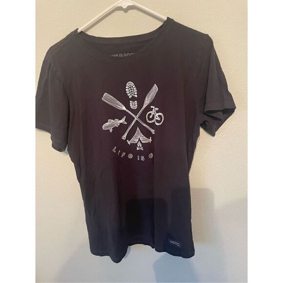 Life Is Good T-Shirt (SZ L) - Picture 1 of 4